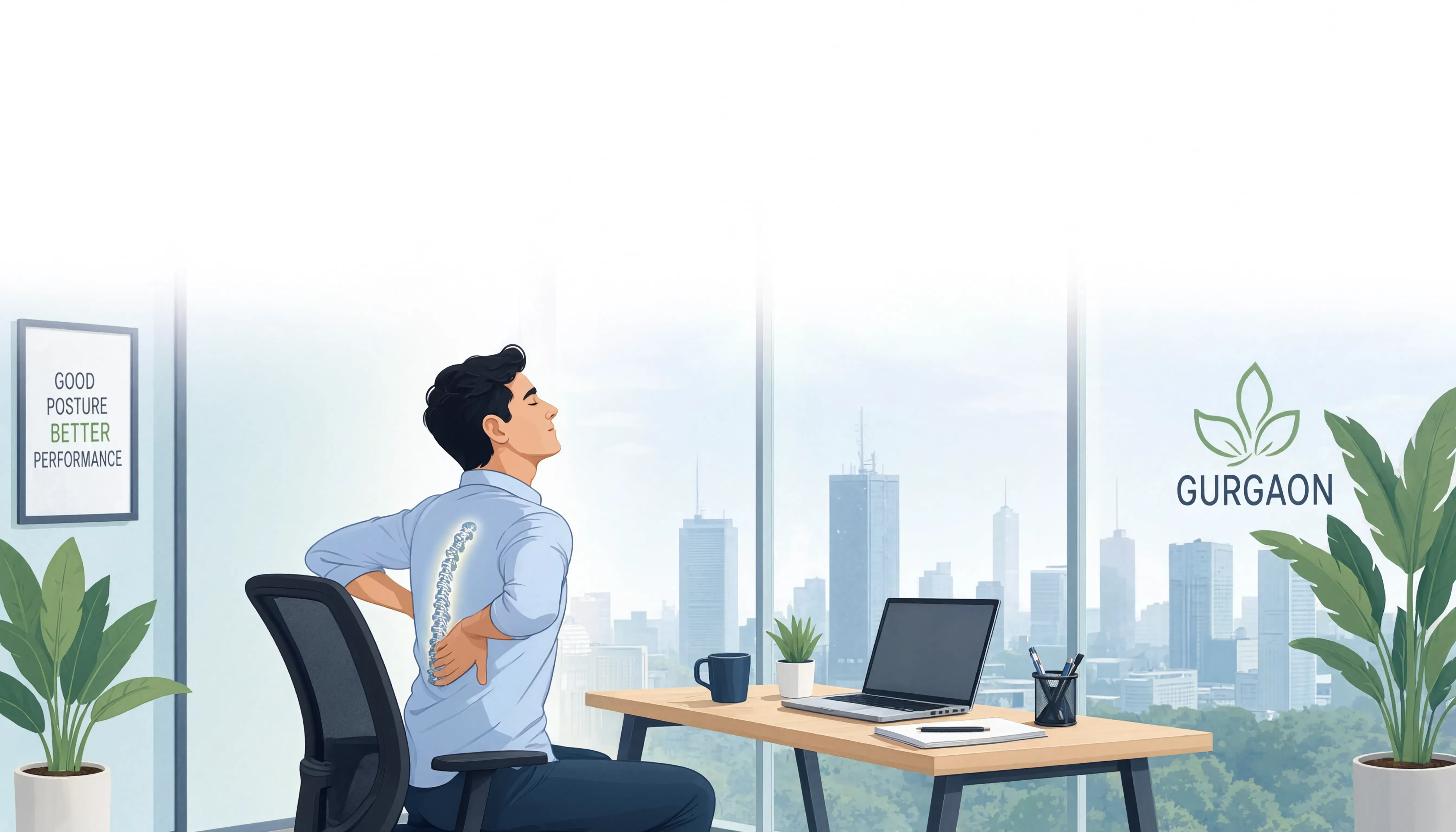 Desk Job Posture Pain in Delhi NCR: How to Fix It