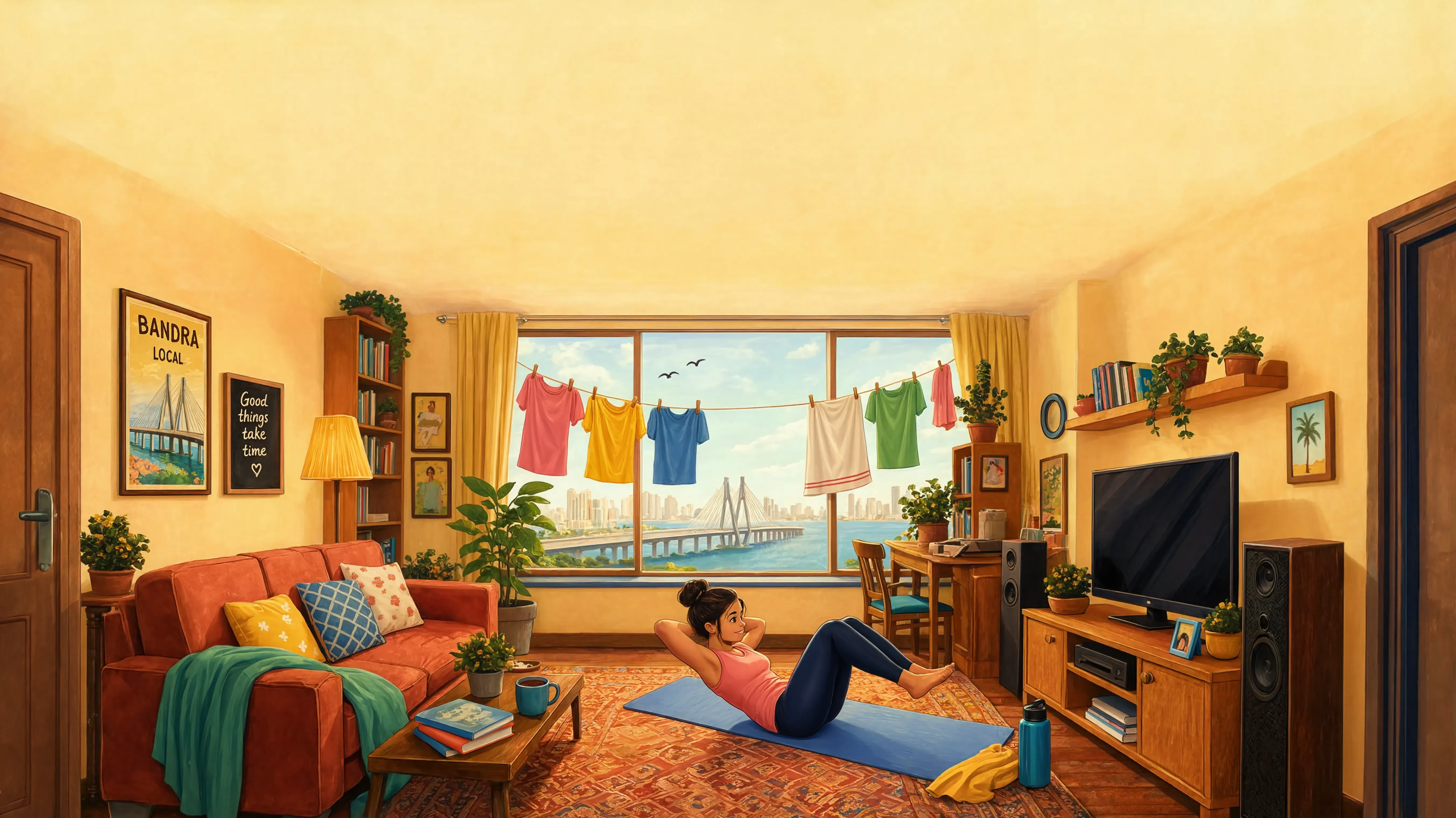 Home Workout in a Small Mumbai Flat: No Equipment Needed