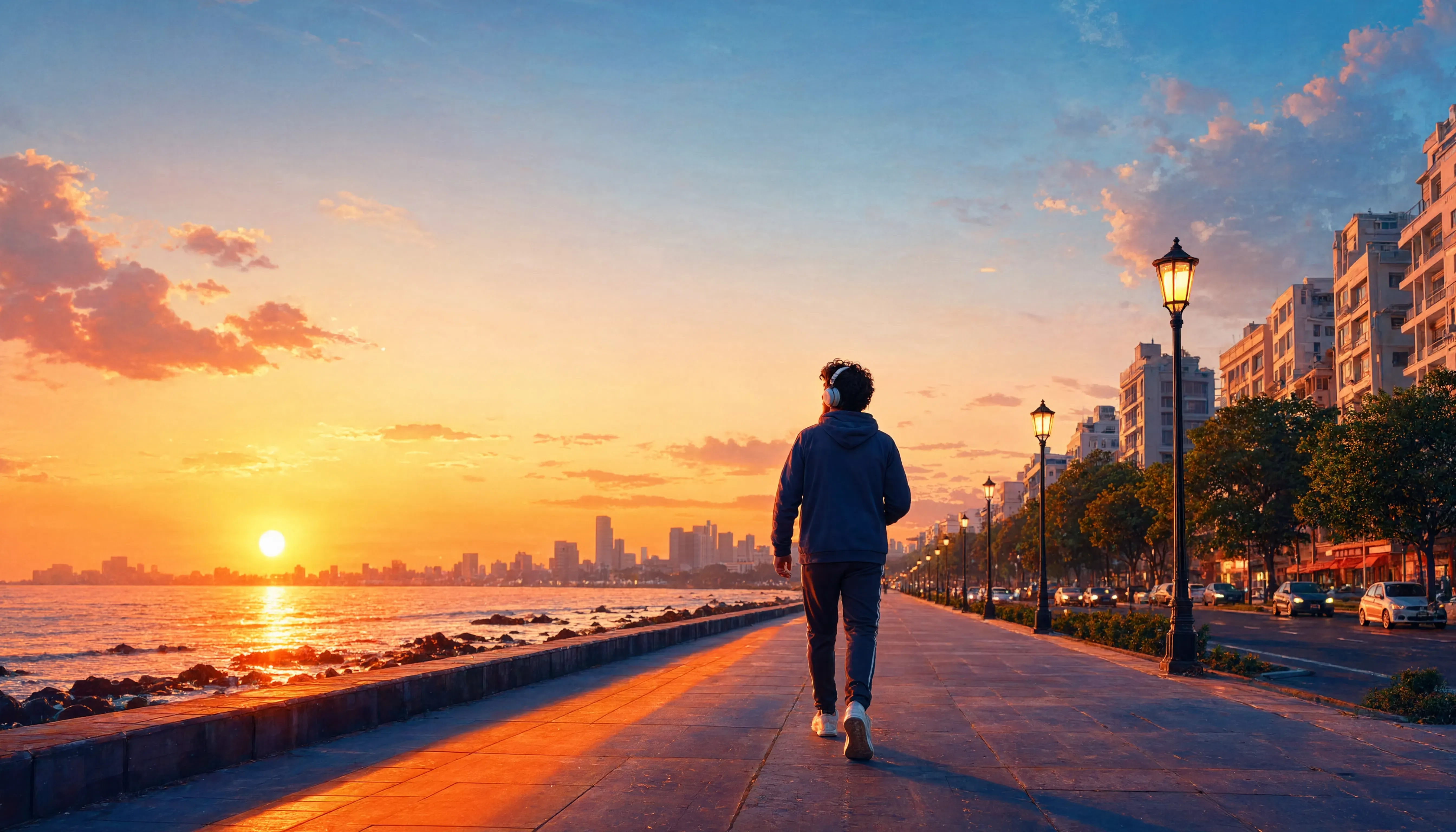 Walking Cardio in Mumbai: Marine Drive, Worli & Beyond
